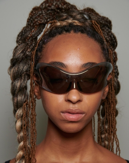 Picture of a lady with double braid