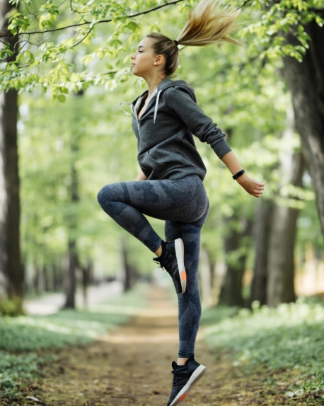 Picture of person exercising