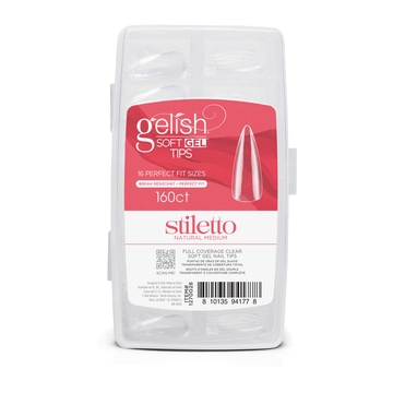 Soft Gel™ Tips - Medium Stiletto 160CT