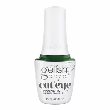Gelish Cat Eye Magnetic Reflections Green Lights Only Magnet Gel Polish, 0.5 fl oz.