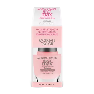Morgan Taylor REACTmax Original Nail Strengthener and Extended Wear Base Coat, 0.5 oz.